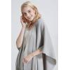 imageMoss Rose Womens Travel Plaid Shawl Wrap Open Front Poncho Cape for Fall WinterE Grey Rivets