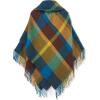 imageMoss Rose Womens Travel Plaid Shawl Wrap Open Front Poncho Cape for Fall WinterMulticolored