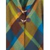imageMoss Rose Womens Travel Plaid Shawl Wrap Open Front Poncho Cape for Fall WinterMulticolored