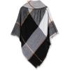 imageMoss Rose Womens Travel Plaid Shawl Wrap Open Front Poncho Cape for Fall WinterRaincloud