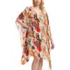 imageMoss Rose Womens Beach Kaftan Dresses Kimono Swimsuit Cover up for Bathing Suit with Floral PatternBred