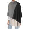 Z-scarf -Black+grey