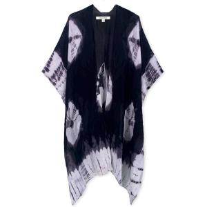 imageMoss Rose Womens Beach Cover up Swimsuit Kimono with Bohemian Floral Print Loose Casual Resort WearFa Black