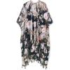 imageMoss Rose Womens Beach Cover up Swimsuit Kimono Cardigan with Bohemian Floral Print