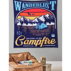 imageMoss Rose Wall Hanging Tapestry mountain and sunset Tapestry Wall Decoration For Living Room Bedroom Dorm Home 51X59in