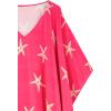 imageMoss Rose Women Caftan Dress V Neck Batwing Sleeve Floral Print Beach Swimsuit Coverup Moo Moos Loungewear Plus SizeA Pink Starfish
