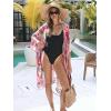 imageMoss Rose Women Summer Bikini Kimono Bathing Suit Cover Ups for SwimwearA Multicolor 5