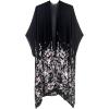 imageMoss Rose Women Summer Bikini Kimono Bathing Suit Cover Ups for SwimwearB Floral Black