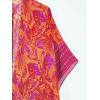 imageMoss Rose Women Summer Bikini Kimono Bathing Suit Cover Ups for SwimwearB Orange Purple