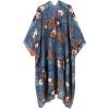 imageMoss Rose Women Summer Bikini Kimono Bathing Suit Cover Ups for SwimwearBlue 1