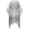 imageMoss Rose Women Summer Bikini Kimono Bathing Suit Cover Ups for SwimwearC Mint Garden