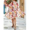 imageMoss Rose Women Summer Bikini Kimono Bathing Suit Cover Ups for SwimwearC Multicolor 6