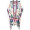 imageMoss Rose Women Summer Bikini Kimono Bathing Suit Cover Ups for SwimwearC White Floral