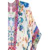 imageMoss Rose Women Summer Bikini Kimono Bathing Suit Cover Ups for SwimwearC White Floral