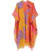 imageMoss Rose Women Summer Bikini Kimono Bathing Suit Cover Ups for SwimwearD Yellow Orange