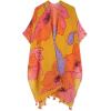 imageMoss Rose Women Summer Bikini Kimono Bathing Suit Cover Ups for SwimwearD Yellow Orange