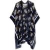 imageMoss Rose Women Summer Bikini Kimono Bathing Suit Cover Ups for SwimwearE Black Leaves