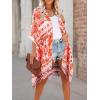 imageMoss Rose Women Summer Bikini Kimono Bathing Suit Cover Ups for SwimwearMulticolor 3