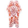 imageMoss Rose Women Summer Bikini Kimono Bathing Suit Cover Ups for SwimwearMulticolor 3