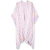 imageMoss Rose Women Summer Bikini Kimono Bathing Suit Cover Ups for SwimwearStripeivory