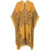 imageMoss Rose Womens Beach Cover up Swimsuit Kimono with Bohemian Floral Print Loose Casual Resort WearA Yellow Floral
