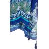 imageMoss Rose Womens Beach Cover up Swimsuit Kimono with Bohemian Floral Print Loose Casual Resort WearB Blue Green
