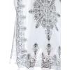 imageMoss Rose Womens Beach Cover up Swimsuit Kimono with Bohemian Floral Print Loose Casual Resort WearC Adeline White