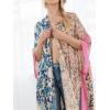 imageMoss Rose Womens Beach Cover up Swimsuit Kimono with Bohemian Floral Print Loose Casual Resort WearD Color