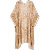 imageMoss Rose Womens Beach Cover up Swimsuit Kimono with Bohemian Floral Print Loose Casual Resort WearF Yellow Embroidery