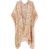 imageMoss Rose Womens Beach Cover up Swimsuit Kimono with Bohemian Floral Print Loose Casual Resort WearF Yellow Embroidery