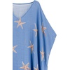 image:imageMoss Rose Kaftan Dresses for Women V Neck Summer Swimsuit Cover up Caftan Maxi Beach DressesA Blue Starfish
