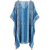 image:imageMoss Rose Kaftan Dresses for Women V Neck Summer Swimsuit Cover up Caftan Maxi Beach DressesA Flower Blue