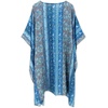 image:imageMoss Rose Kaftan Dresses for Women V Neck Summer Swimsuit Cover up Caftan Maxi Beach DressesA Flower Blue
