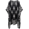 image:imageMoss Rose Kaftan Dresses for Women V Neck Summer Swimsuit Cover up Caftan Maxi Beach DressesA Paisley Black
