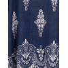 image:imageMoss Rose Kaftan Dresses for Women V Neck Summer Swimsuit Cover up Caftan Maxi Beach DressesA Paisley Navy