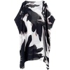 image:imageMoss Rose Kaftan Dresses for Women V Neck Summer Swimsuit Cover up Caftan Maxi Beach DressesB Black White