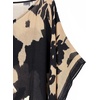 image:imageMoss Rose Kaftan Dresses for Women V Neck Summer Swimsuit Cover up Caftan Maxi Beach DressesC Black Brown Floral