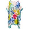image:imageMoss Rose Kaftan Dresses for Women V Neck Summer Swimsuit Cover up Caftan Maxi Beach DressesC Tropical Pastels