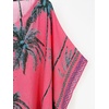 image:imageMoss Rose Kaftan Dresses for Women V Neck Summer Swimsuit Cover up Caftan Maxi Beach DressesC Tropical Pink