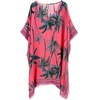 image:imageMoss Rose Kaftan Dresses for Women V Neck Summer Swimsuit Cover up Caftan Maxi Beach DressesC Tropical Pink
