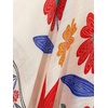 image:imageMoss Rose Kaftan Dresses for Women V Neck Summer Swimsuit Cover up Caftan Maxi Beach DressesD Multicolor Floral