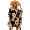 C Black Brown Floral